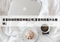 星星科技控股区块链公司[星星科技是什么板块]